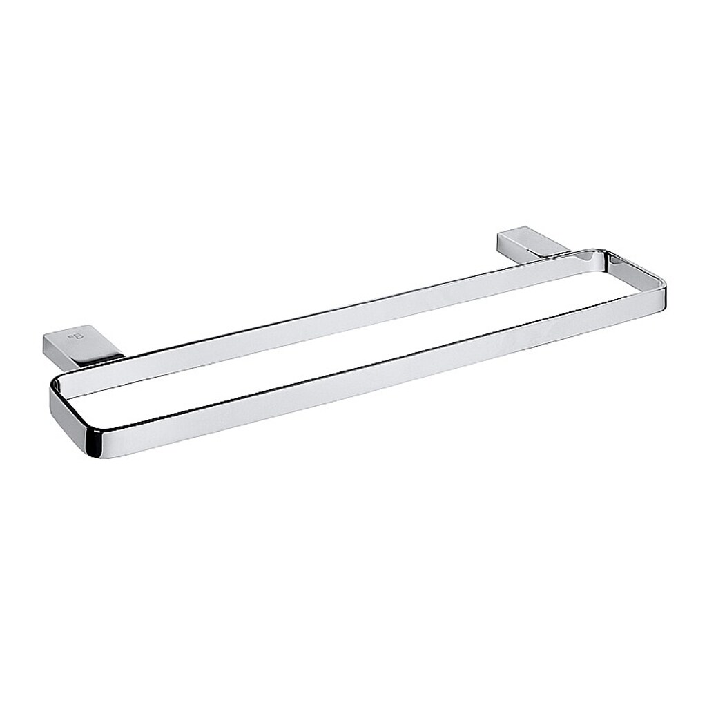 Brillantbad BIA Doppelhandtuchhalter Messing Chrom 500x22x132 mm f&uuml;r Bad & WC >> zum Bohren 