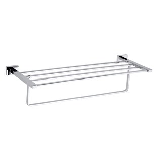 Brillantbad BASA Handtuchablage Messing Chrom 585x140x210 mm für Bad & WC >> zum Bohren 