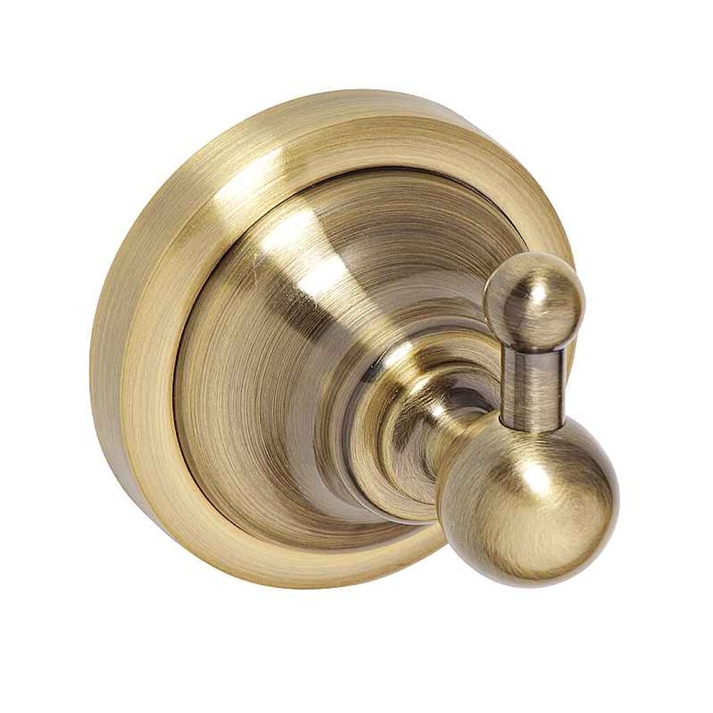 Brillantbad BETRO BRONZE Kleiderhaken Messing Bronze 65x65x65 mm f&uuml;r Bad & K&uuml;che >> zum Bohren 
