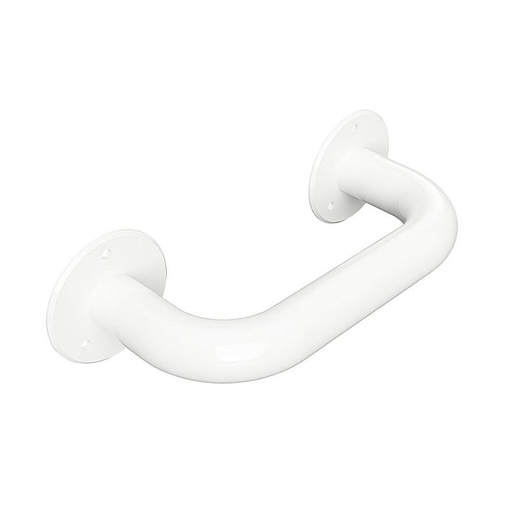 Brillantbad BELP Haltegriff Eisen Wei&szlig; 275x75x106 mm, 120 kg Traglast f&uuml;r Bad & WC >> zum Bohren 