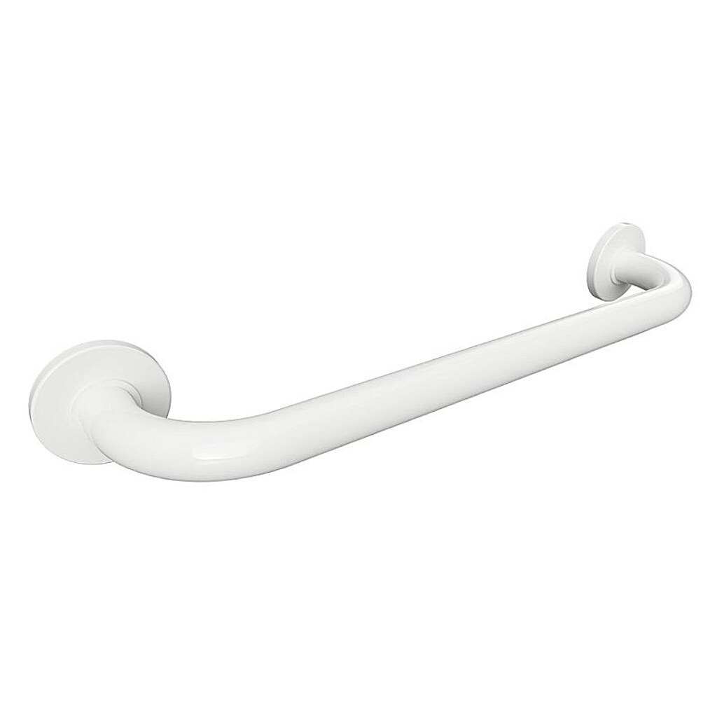 Brillantbad BELP Haltegriff Eisen Wei&szlig; mit Abdeckung  280x80x106 mm, 120 kg Traglast f&uuml;r Bad & WC >> zum Bohren 