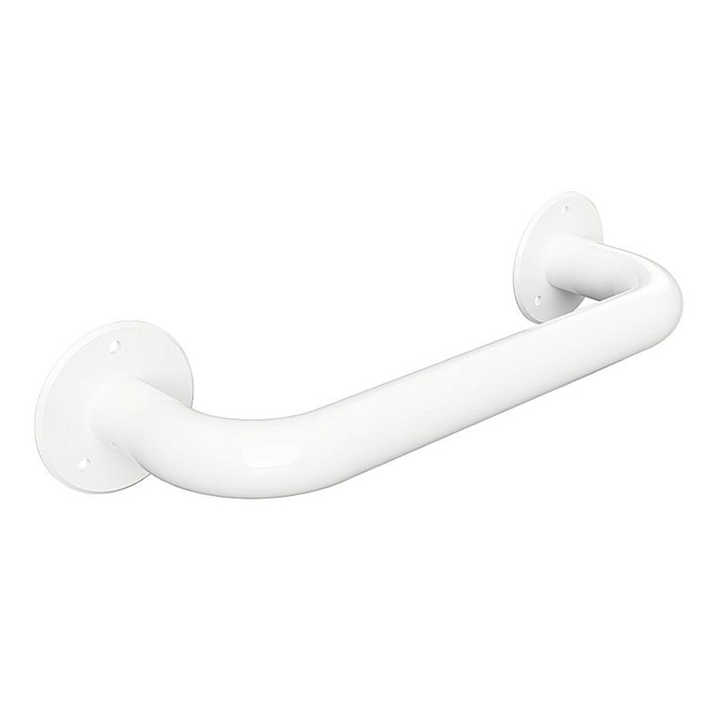 Brillantbad BELP Haltegriff Eisen Wei&szlig; 375x75x106 mm, 120 kg Traglast f&uuml;r Bad & WC >> zum Bohren 