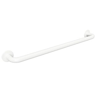 Brillantbad BELP Haltegriff Eisen Weiß 875x75x106 mm, 120 kg Traglast für Bad & WC >> zum Bohren 