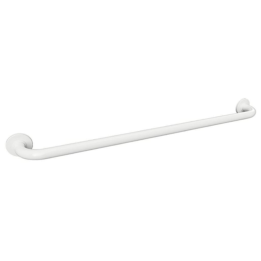 Brillantbad BELP Haltegriff Eisen Wei&szlig; mit Abdeckung 1080x80x106 mm, 120 kg Traglast f&uuml;r Bad & WC >> zum Bohren 