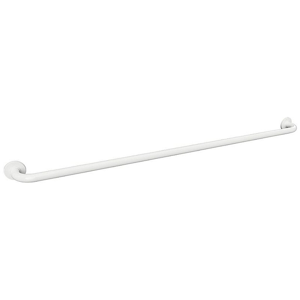 Brillantbad BELP Haltegriff Eisen Wei&szlig; mit Abdeckung 1580x80x106 mm, 120 kg Traglast f&uuml;r Bad & WC >> zum Bohren 