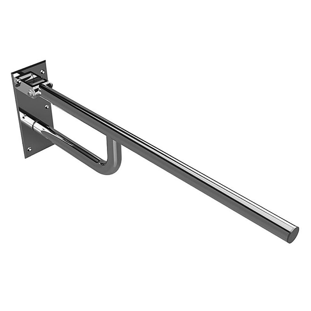 Brillantbad BELP St&uuml;tzklappgriff Edelstahl poliert 100x250x760 mm, 120 kg Traglast f&uuml;r Bad & WC >> zum Bohren 