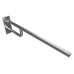 Brillantbad BELP Stützklappgriff Edelstahl gebürstet 100x250x860 mm, 120 kg Traglast für Bad & WC >> zum Bohren 