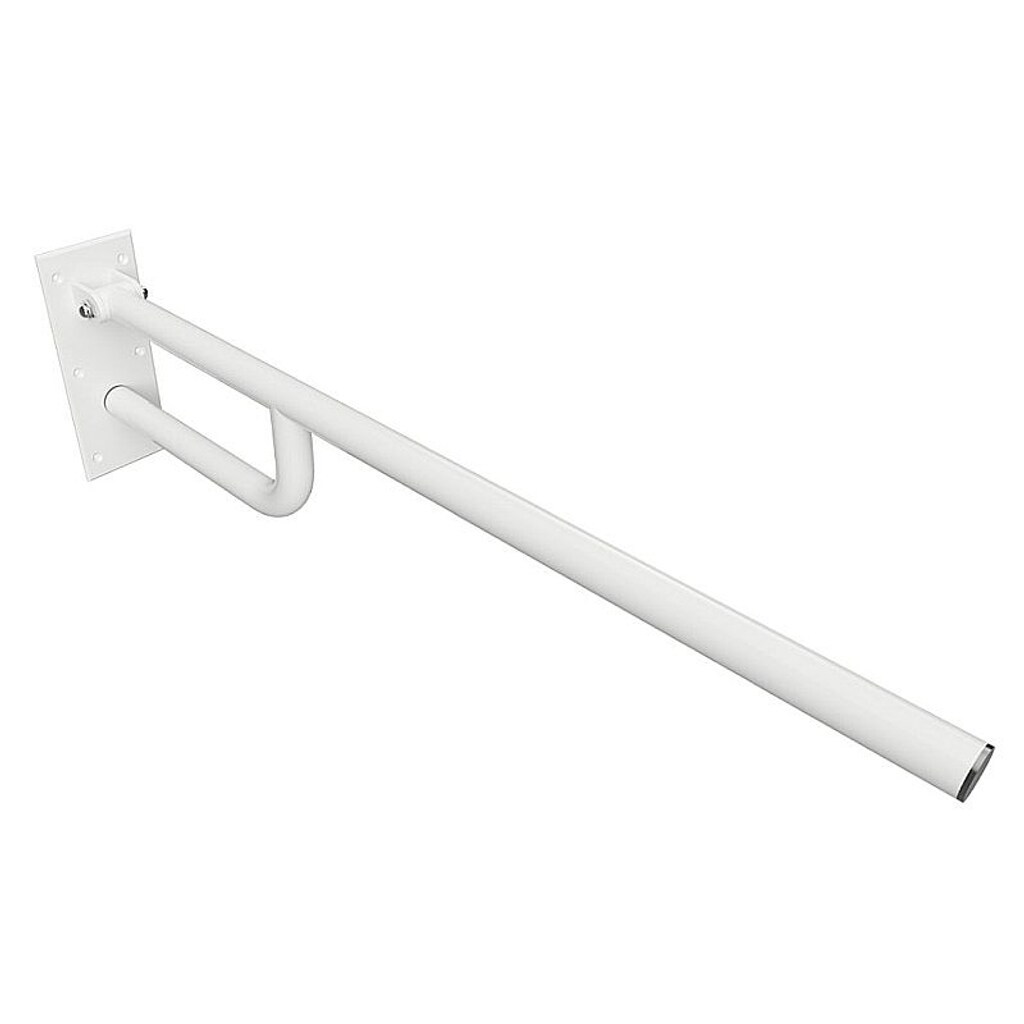 Brillantbad BELP St&uuml;tzklappgriff Eisen Wei&szlig; 100x250x860 mm, 120 kg Traglast f&uuml;r Bad & WC >> zum Bohren 