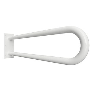 Brillantbad BELP Stützgriff in U-Form Eisen Weiß 100x250x766 mm, 120 kg Traglast für Bad & WC >> zum Bohren 
