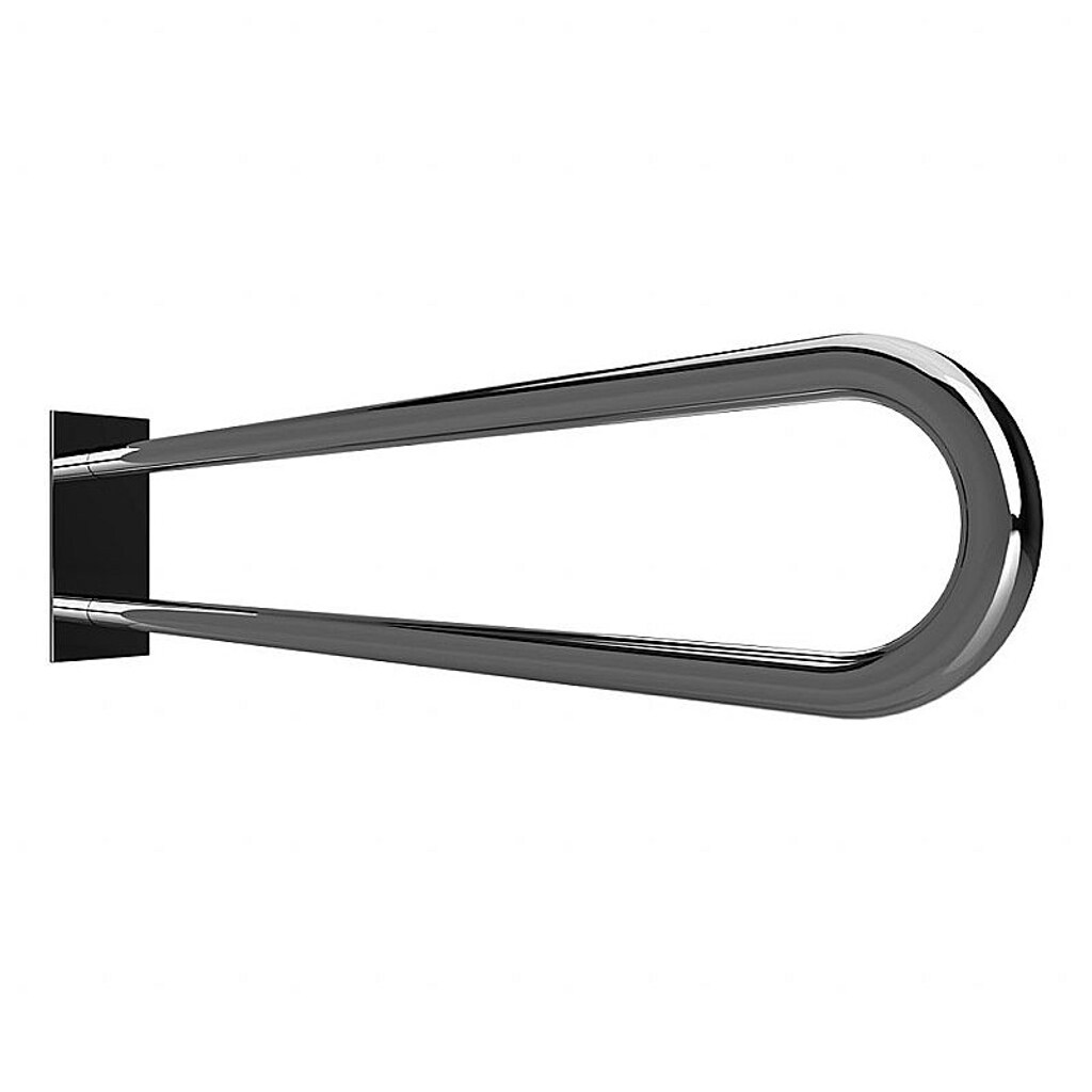 Brillantbad BELP St&uuml;tzgriff in U-Form Edelstahl poliert mit Abdeckung 103x253x916 mm, 120 kg Traglast f&uuml;r Bad & WC >> zum Bohren 