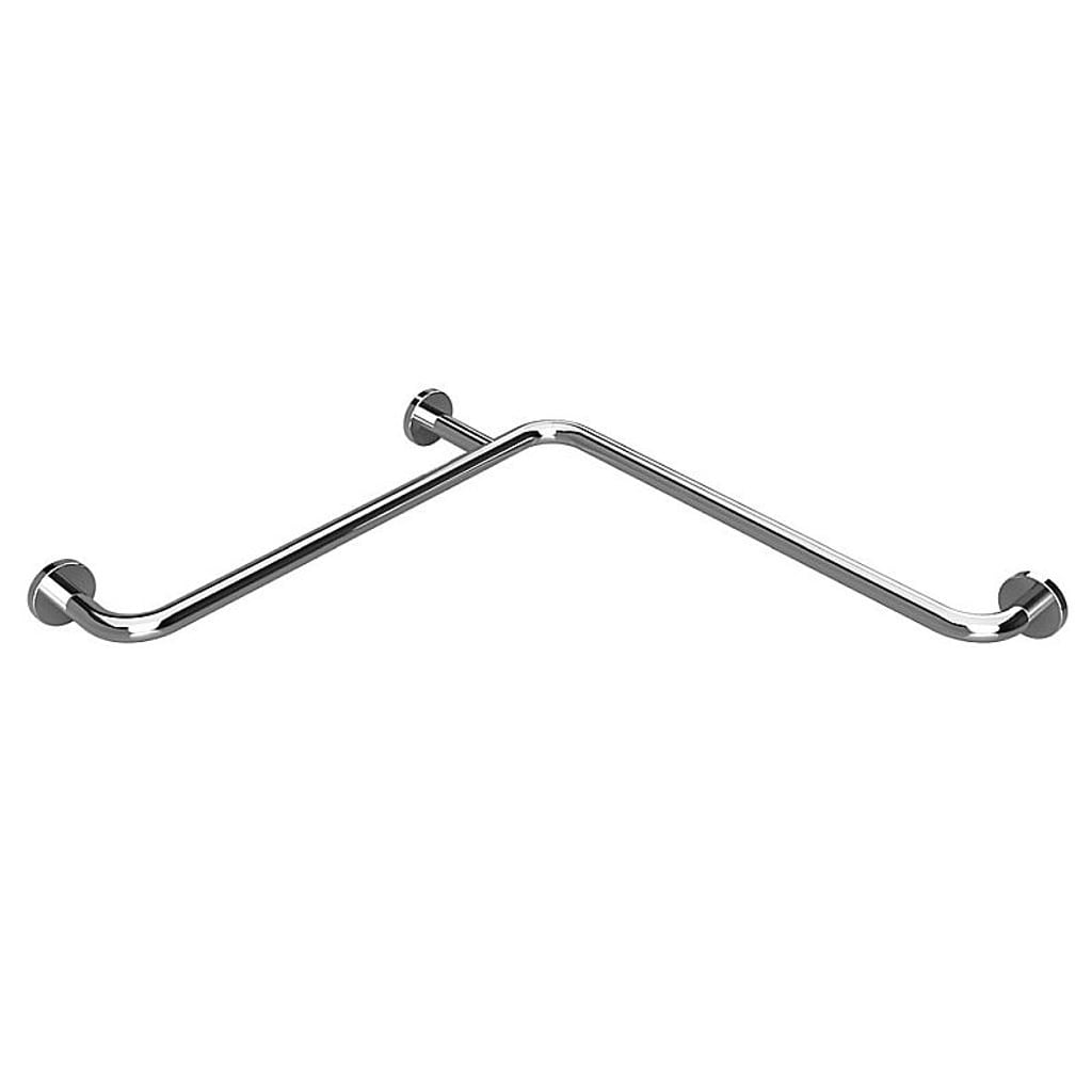 Brillantbad BELP Duschgriff Edelstahl poliert mit Abdeckung 710x80x710 mm, 120 kg Traglast f&uuml;r Bad & WC >> zum Bohren 