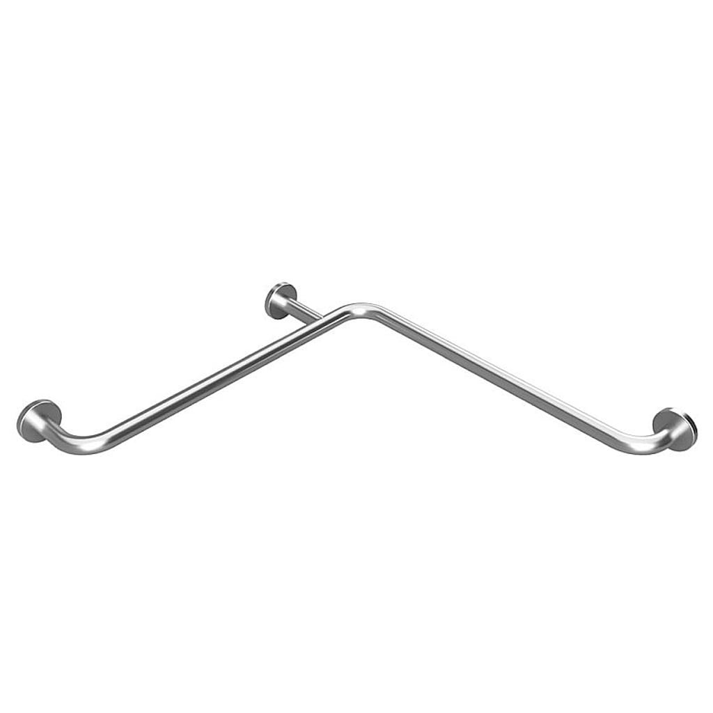 Brillantbad BELP Duschgriff Edelstahl geb&uuml;rstet mit Abdeckung 710x80x710 mm, 120 kg Traglast f&uuml;r Bad & WC >> zum Bohren 