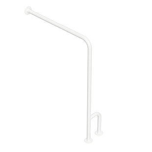 Brillantbad BELP Stützgriff Rechts Eisen Weiß 230x866x840 mm, 120 kg Traglast für Bad & WC >> zum Bohren 