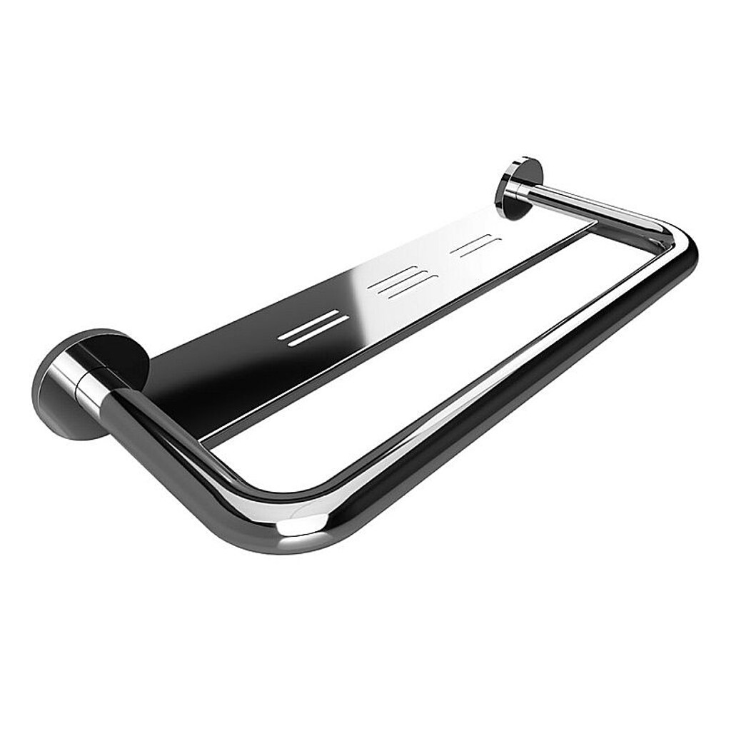 Brillantbad BELP Griff Edelstahl poliert mit Abdeckung 580x80x220 mm, 120 kg Traglast f&uuml;r Bad & WC >> zum Bohren 