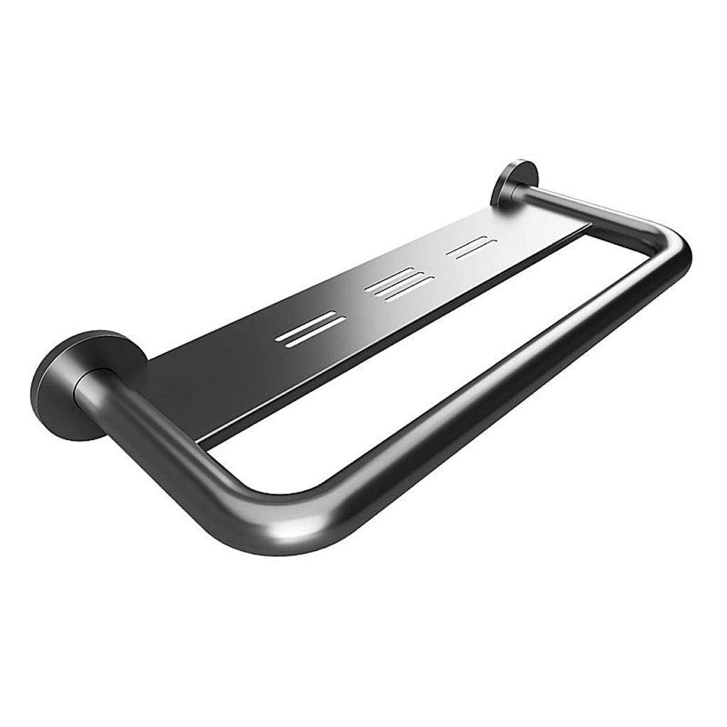 Brillantbad BELP Griff Edelstahl geb&uuml;rstet mit Abdeckung 580x80x220 mm, 120 kg Traglast f&uuml;r Bad & WC >> zum Bohren 