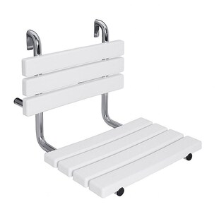 Brillantbad BELP Duschsitz am Griff hängend Edelstahl poliert Kunststoff 440x500x507 mm, 120 kg Traglast für Bad & WC >> zum Einhängen 