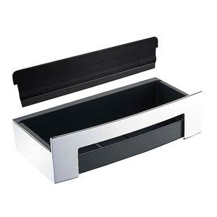 Brillantbad BYTRO Seifenkorb Edelstahl Kunststoff poliert 115x225x63 mm für Bad & WC >> zum Bohren 