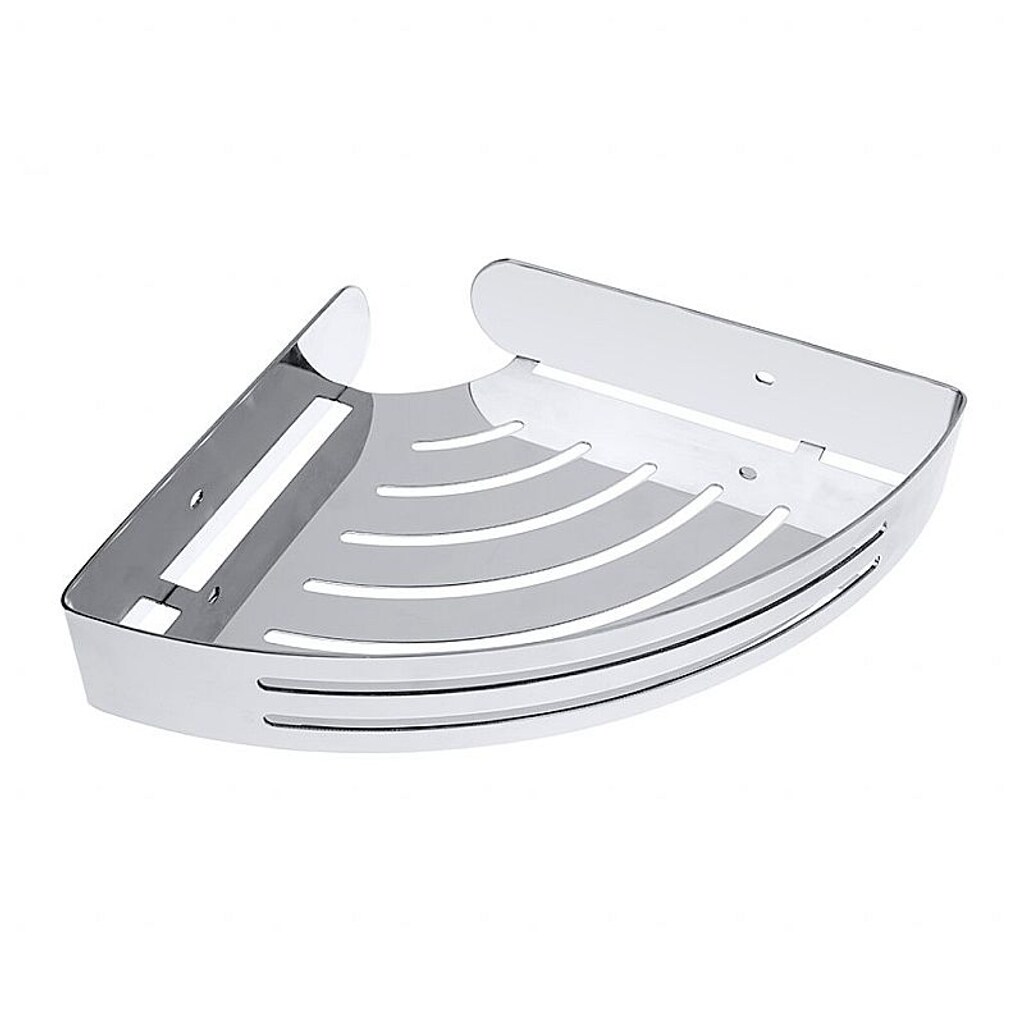 Brillantbad BYTRO Eckseifenkorb Edelstahl poliert 210x311x45 mm f&uuml;r Bad & WC >> zum Bohren 