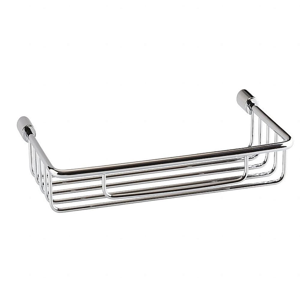 Brillantbad BYTRO Seifenkorb Messing Chrom poliert 100x155x25 mm f&uuml;r Bad & WC >> zum Bohren 