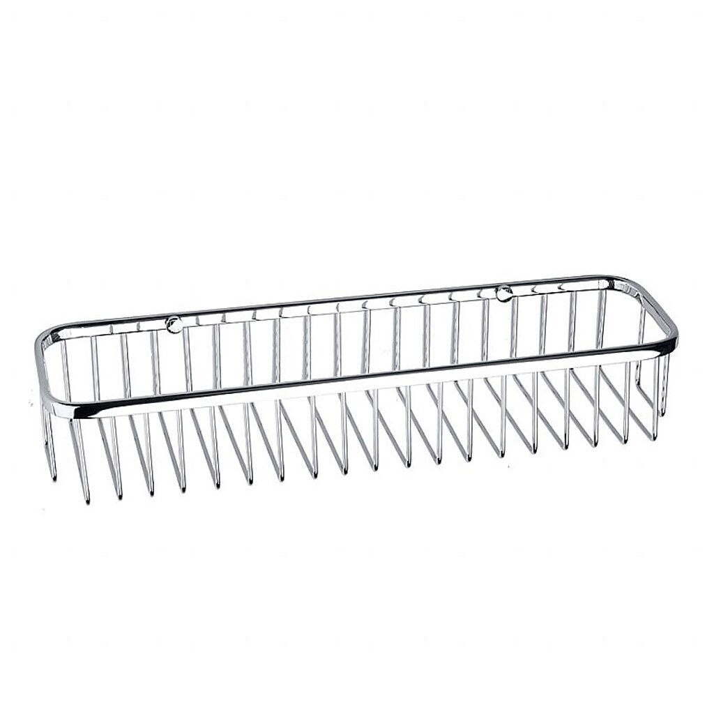 Brillantbad BYTRO Seifenkorb Messing Chrom poliert 120x405x70 mm f&uuml;r Bad & WC >> zum Bohren 