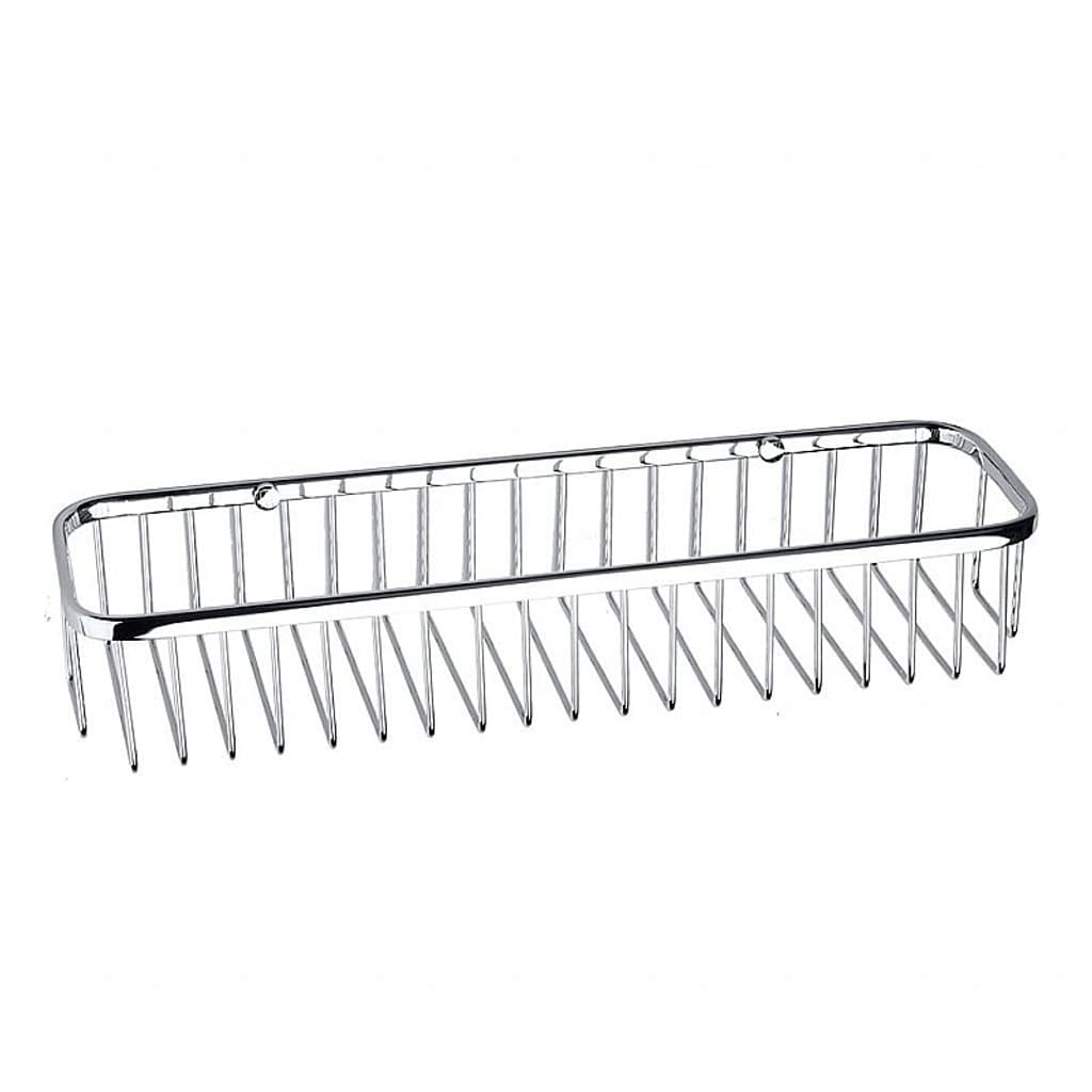 Brillantbad BYTRO Seifenkorb Messing Chrom poliert 120x405x70 mm f&uuml;r Bad & WC >> zum Bohren 