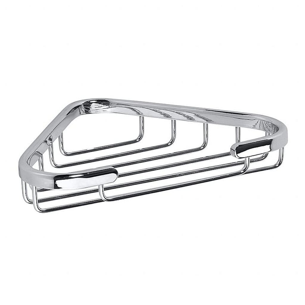 Brillantbad BYTRO Eckseifenkorb Messing Chrom poliert 130x230x30 mm f&uuml;r Bad & WC >> zum Bohren 