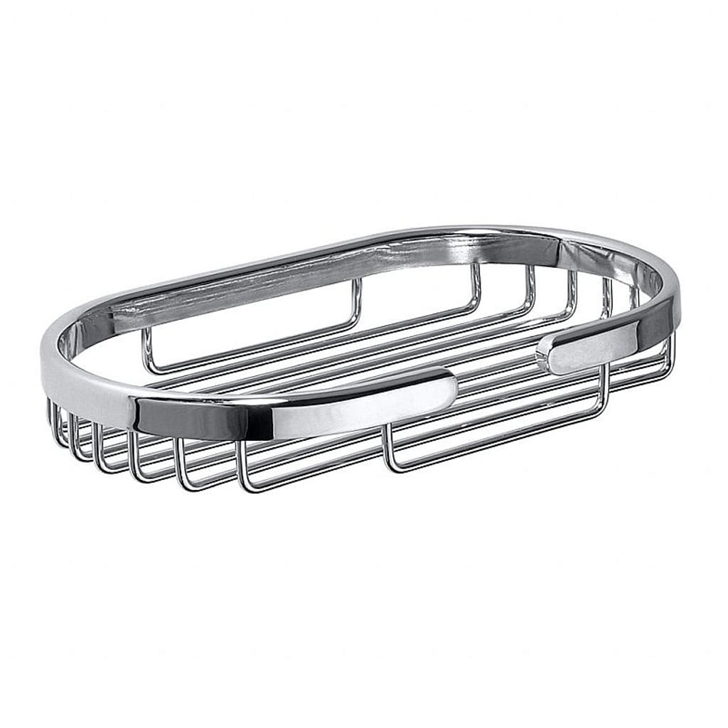 Brillantbad BYTRO Seifenkorb Messing Chrom poliert 115x200x30 mm f&uuml;r Bad & WC >> zum Bohren 