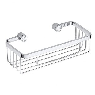 Brillantbad BYTRO Seifenkorb Messing Chrom poliert 110x250x75 mm für Bad & WC >> zum Bohren 