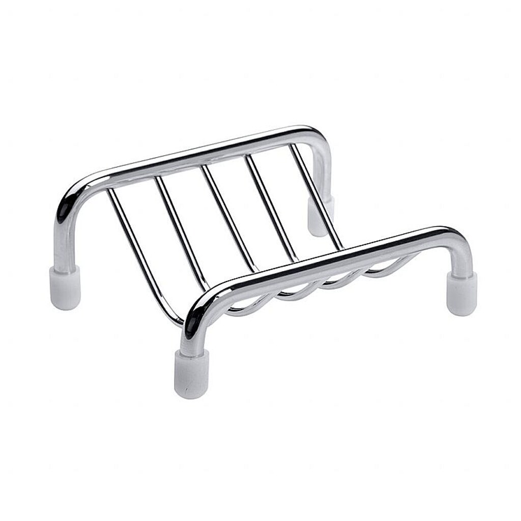 Brillantbad BYTRO Seifenkorb freistehend Messing Chrom poliert 75x95x30 mm f&uuml;r Bad & WC >> Freistehend anwendbar 