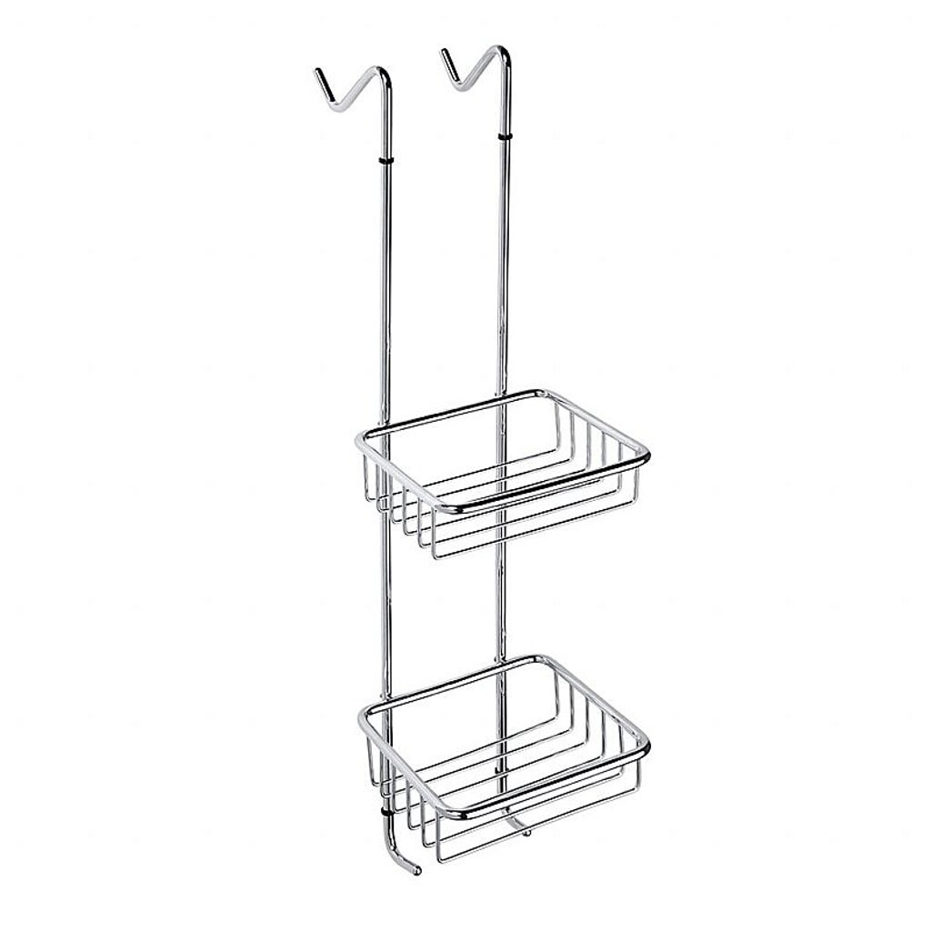 Brillantbad BYTRO Doppelseifenkorb Messing Chrom poliert 260x170x700 mm f&uuml;r Bad & WC >> zum Einh&auml;ngen 