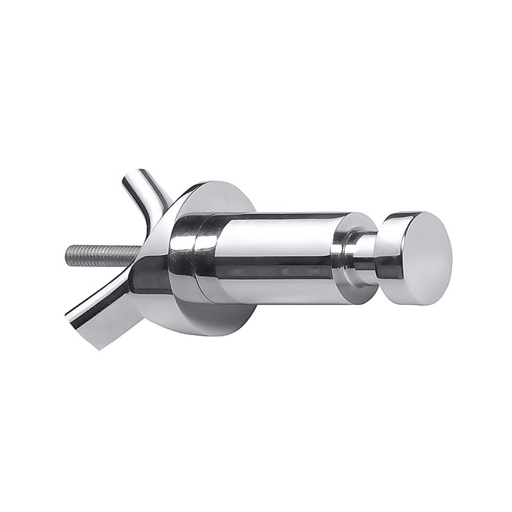 Brillantbad BAWELL Heizk&ouml;rperhaken Messing Chrom 80x32x32 mm f&uuml;r Bad & K&uuml;che >> zum Festschrauben 