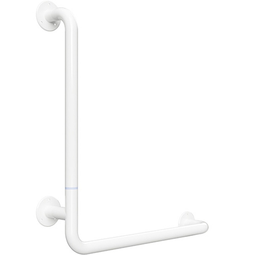 Brillantbad BELP Duschgriff Steckbar Links Eisen Wei&szlig; 110x625x675 mm, 120 kg Traglast f&uuml;r Bad & WC >> zum Bohren 