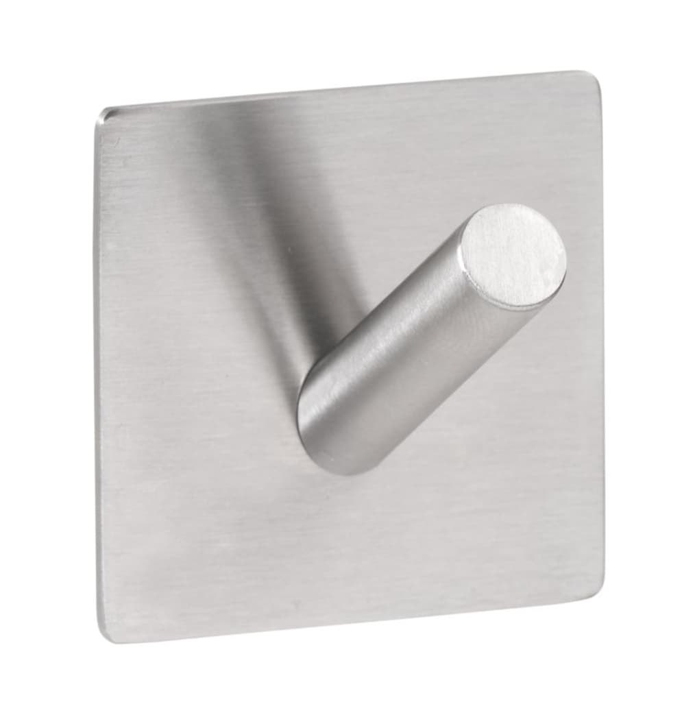 Brillantbad BEASY Kleiderhaken Edelstahl geb&uuml;rstet 38x45x45 mm f&uuml;r Bad & K&uuml;che >> zum Kleben 