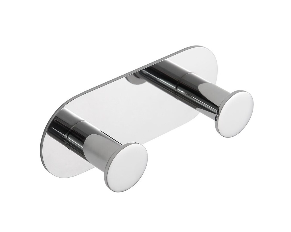 Brillantbad BEASY Kleiderhaken Edelstahl poliert 31x115x45 mm f&uuml;r Bad & K&uuml;che >> zum Kleben 