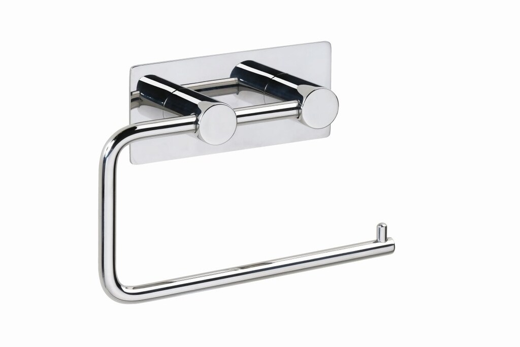 Brillantbad BEASY Toilettenpapierhalter Edelstahl poliert 42x145x100 mm f&uuml;r Bad & WC >> zum Kleben 