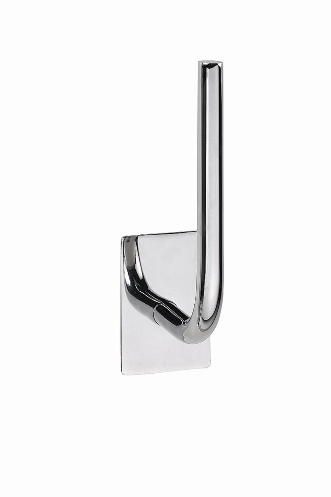 Brillantbad BEASY Reservepapierhalter Edelstahl poliert 74x45x180 mm f&uuml;r Bad & WC >> zum Kleben 