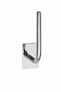Brillantbad BEASY Reservepapierhalter Edelstahl poliert 74x45x180 mm für Bad & WC >> zum Kleben 