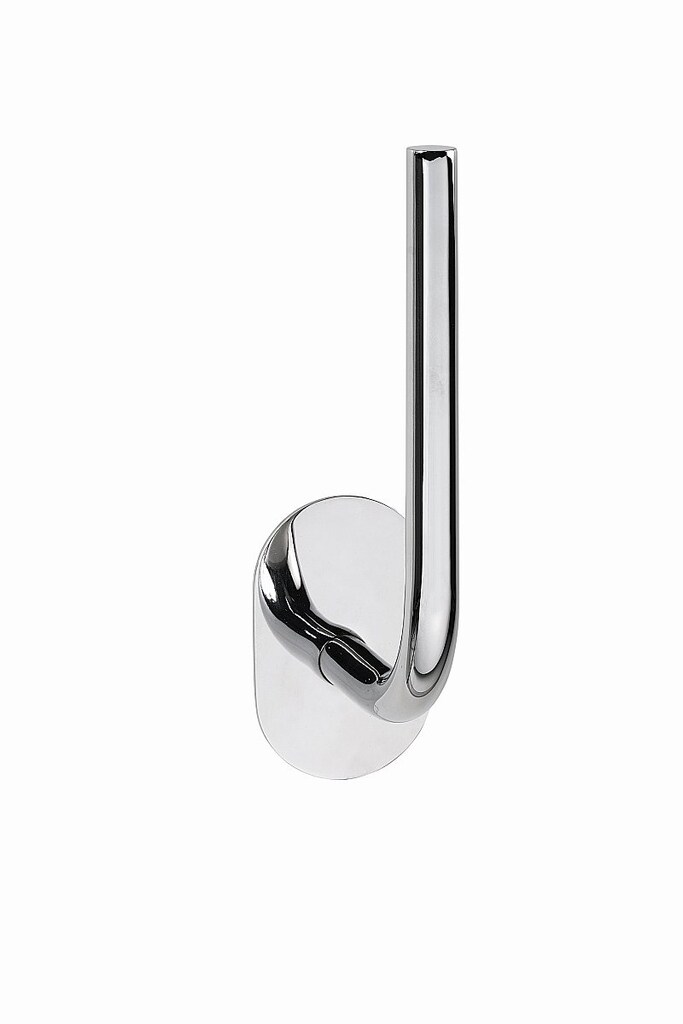 Brillantbad BEASY Reservepapierhalter Edelstahl poliert 74x45x180 mm f&uuml;r Bad & WC >> zum Kleben 