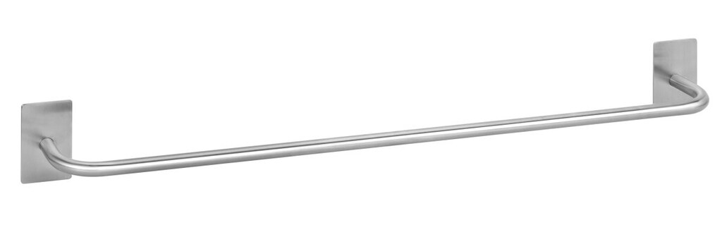 Brillantbad BEASY Handtuchhalter Edelstahl geb&uuml;rstet 74x645x72 mm f&uuml;r Bad & K&uuml;che >> zum Kleben 