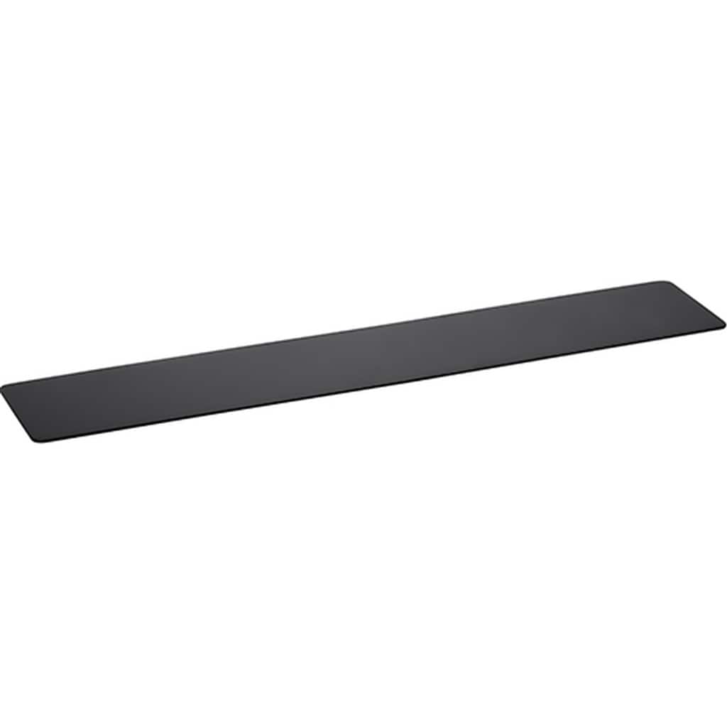 Brillantbad BORGANIC BLACK Ablage Edelstahl Schwarz 110x600x22 mm f&uuml;r Bad & WC >> zum Bohren 