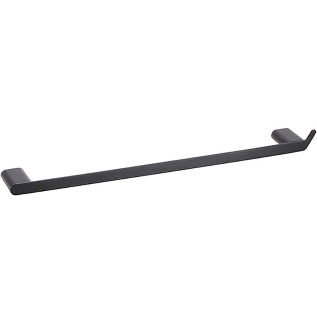 Brillantbad BORGANIC BLACK Handtuchhalter Edelstahl Schwarz 59x555x38 mm f&uuml;r Bad & K&uuml;che >> zum Bohren 