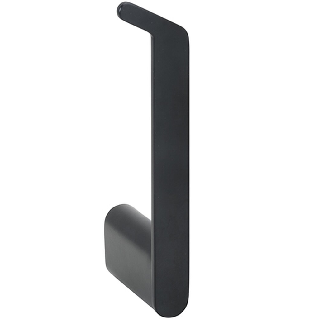 Brillantbad BORGANIC BLACK Reservepapierrollenhalter Edelstahl Schwarz 59x38x165 mm f&uuml;r Bad & WC >> zum Bohren 