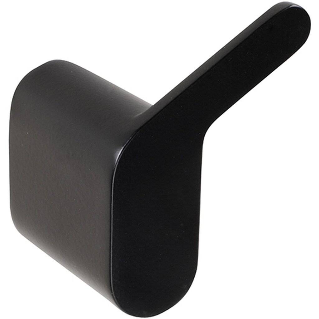 Brillantbad BORGANIC BLACK Kleiderhaken Edelstahl Zink Schwarz 39x44x58 mm f&uuml;r Bad & K&uuml;che >> zum Bohren 