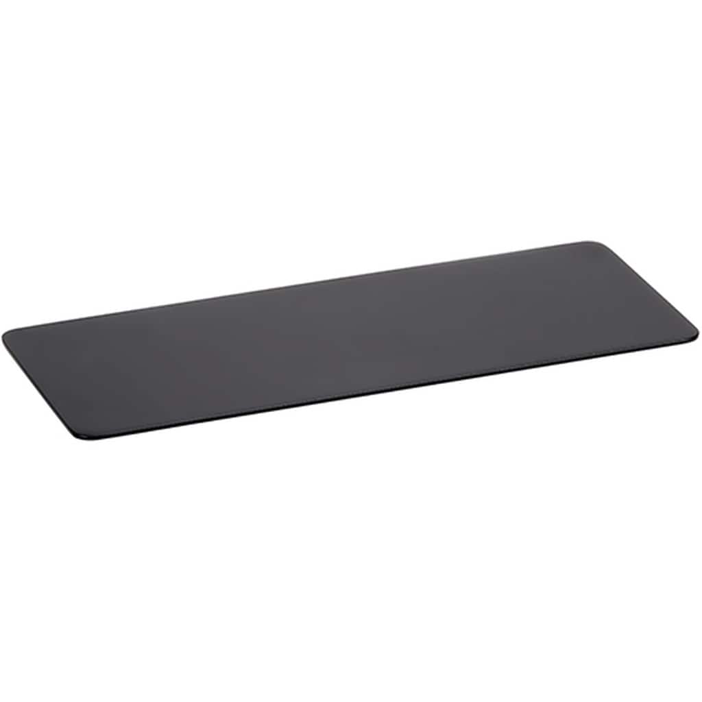 Brillantbad BORGANIC BLACK Ablage Edelstahl Schwarz 110x300x22 mm f&uuml;r Bad & WC >> zum Bohren 