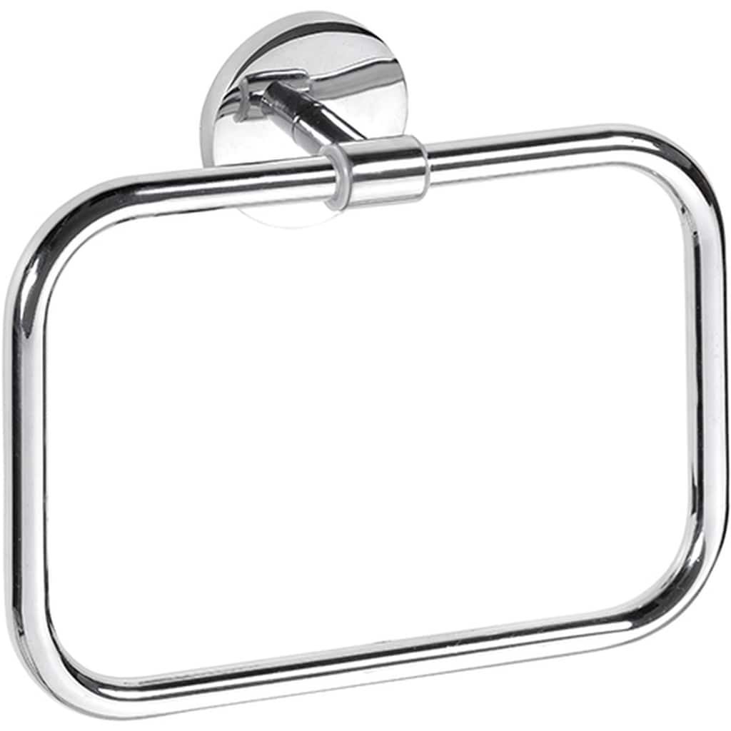 Brillantbad BALFA Handtuchring Zink Chrom poliert 55x212x170 mm f&uuml;r Bad & K&uuml;che >> zum Bohren 