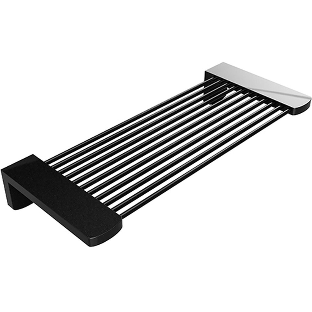 Brillantbad BARK Duschablage Messing Schwarz 110x270x40 mm f&uuml;r Bad & WC >> zum Bohren 