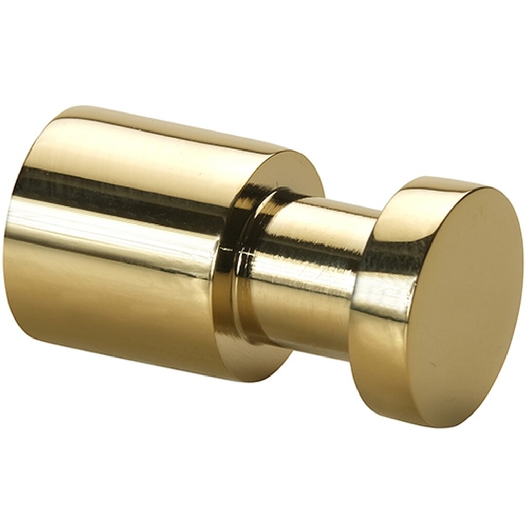 Brillantbad BILLO Kleiderhaken Messing Gold poliert 30x16x16 mm f&uuml;r Bad & K&uuml;che >> zum Bohren 
