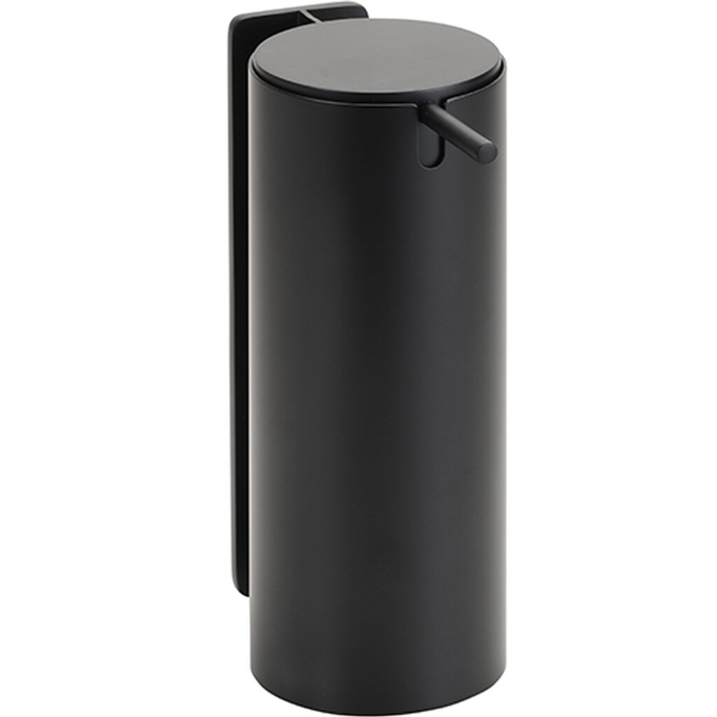 Brillantbad BEASY Seifenspender Edelstahl Schwarz 120x66x165 mm, 300 ml f&uuml;r Bad & K&uuml;che >> zum Kleben 