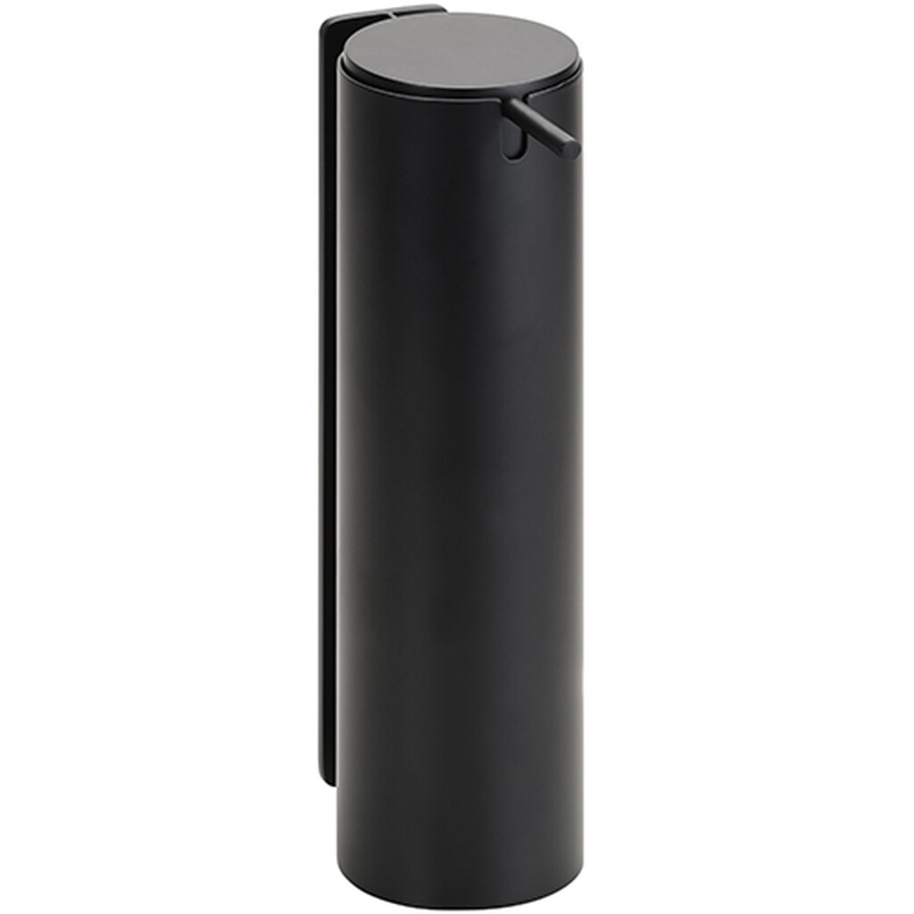 Brillantbad BEASY Seifenspender Edelstahl Schwarz 120x66x235 mm, 500 ml f&uuml;r Bad & K&uuml;che >> zum Kleben 