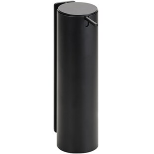 Brillantbad BEASY Seifenspender Edelstahl Schwarz 120x66x235 mm, 500 ml für Bad & Küche >> zum Kleben 